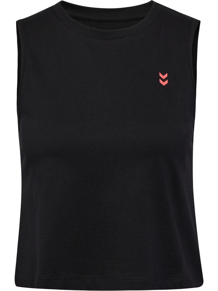 Hummel Hmlhiit Cropped W Muscle Tank Top - black