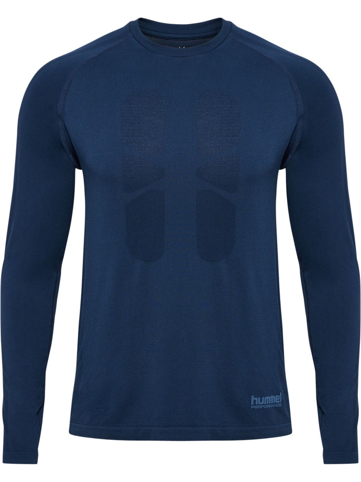 Hummel Hmlhiit Seamless T-Shirt L/S - dress blues