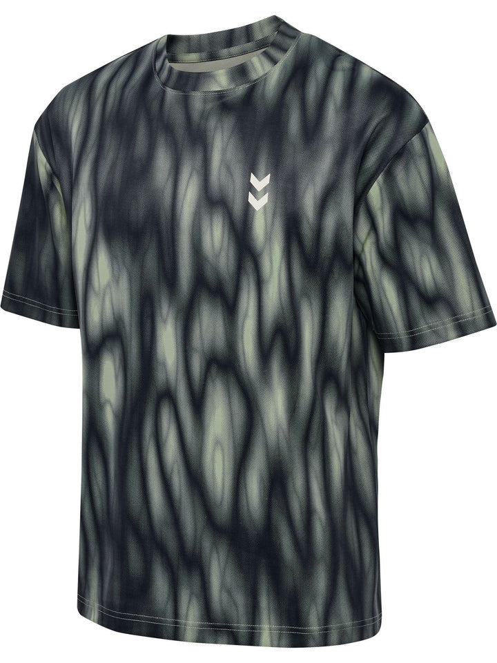 Hummel Hmlhiit Aop Loose T-Shirt S/S - seagrass