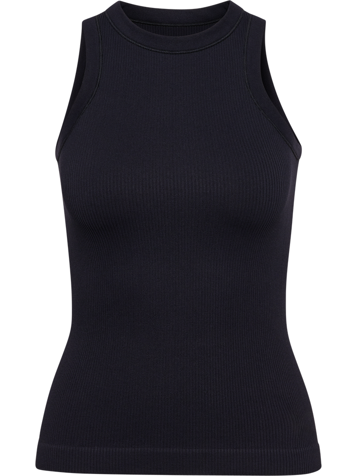 Hummel Hmlpulse seamless rib w tank top - black