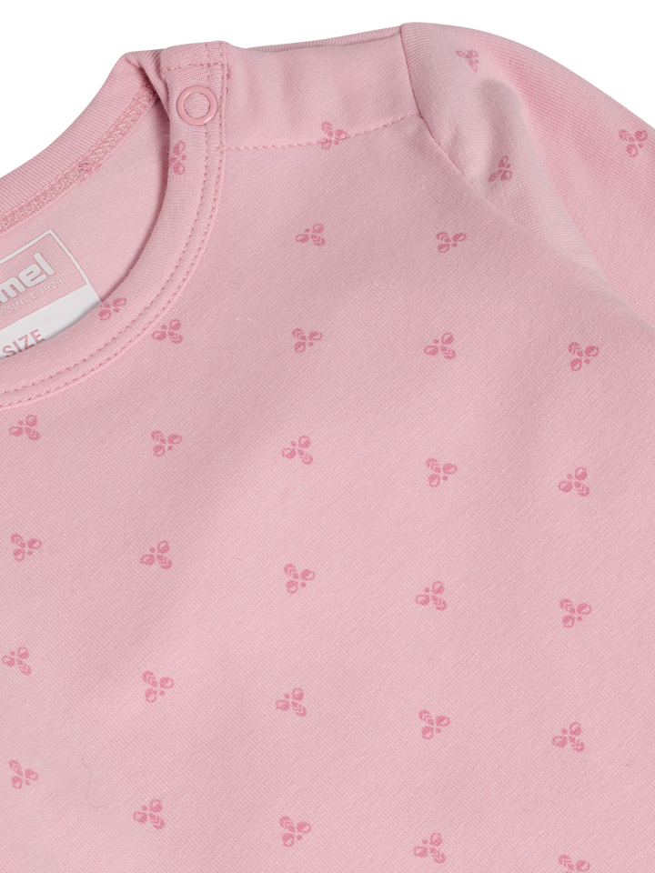 Hummel Hmlmini Bee Aop Body L/s - PINK NECTAR