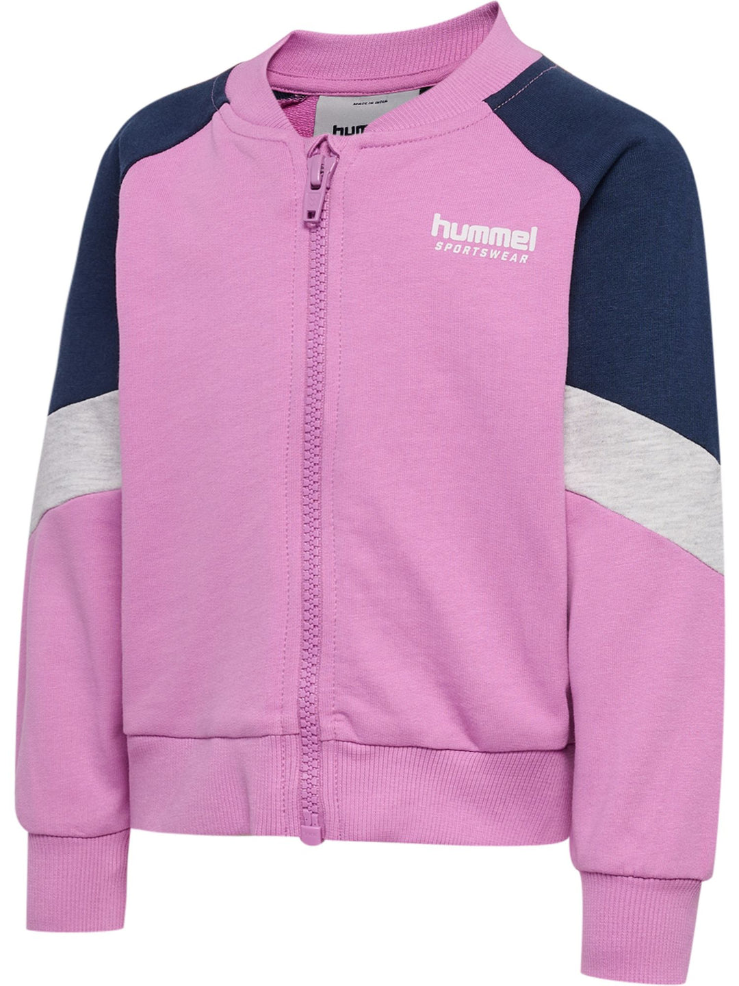 Hummel Hmlmini Loose Block Zip Jacket - violet