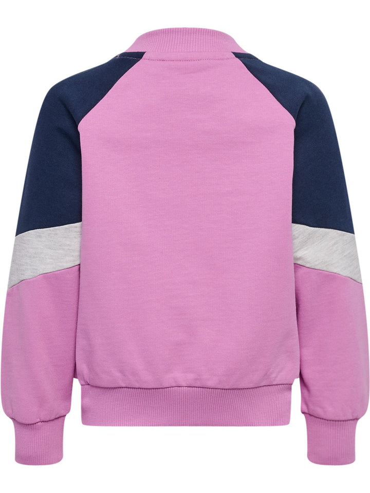 Hummel Hmlmini Loose Block Zip Jacket - violet