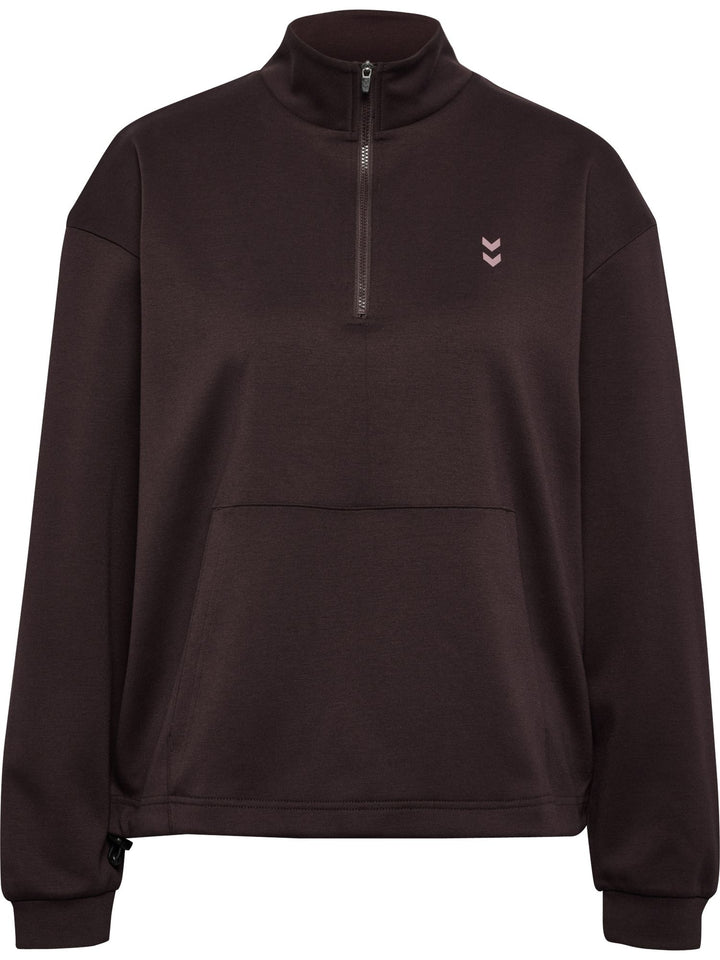 Hummel Hmlyoga Soft Halfzip W Jacket - fudge