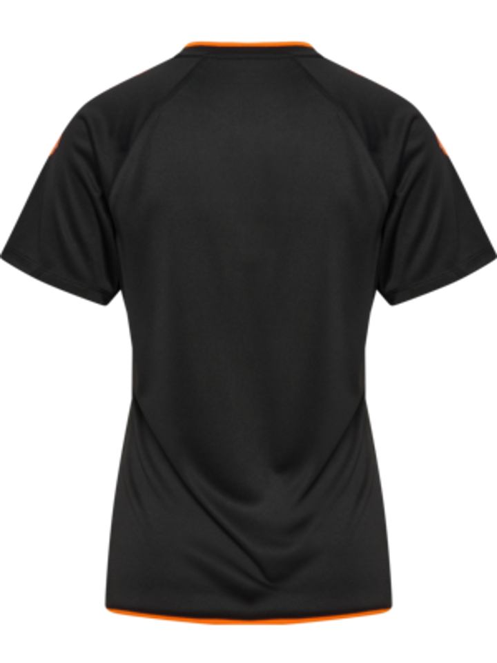 Hummel hmlCORE 2.0 JERSEY S/S WOMAN - BLACK/ORANGE TIGER