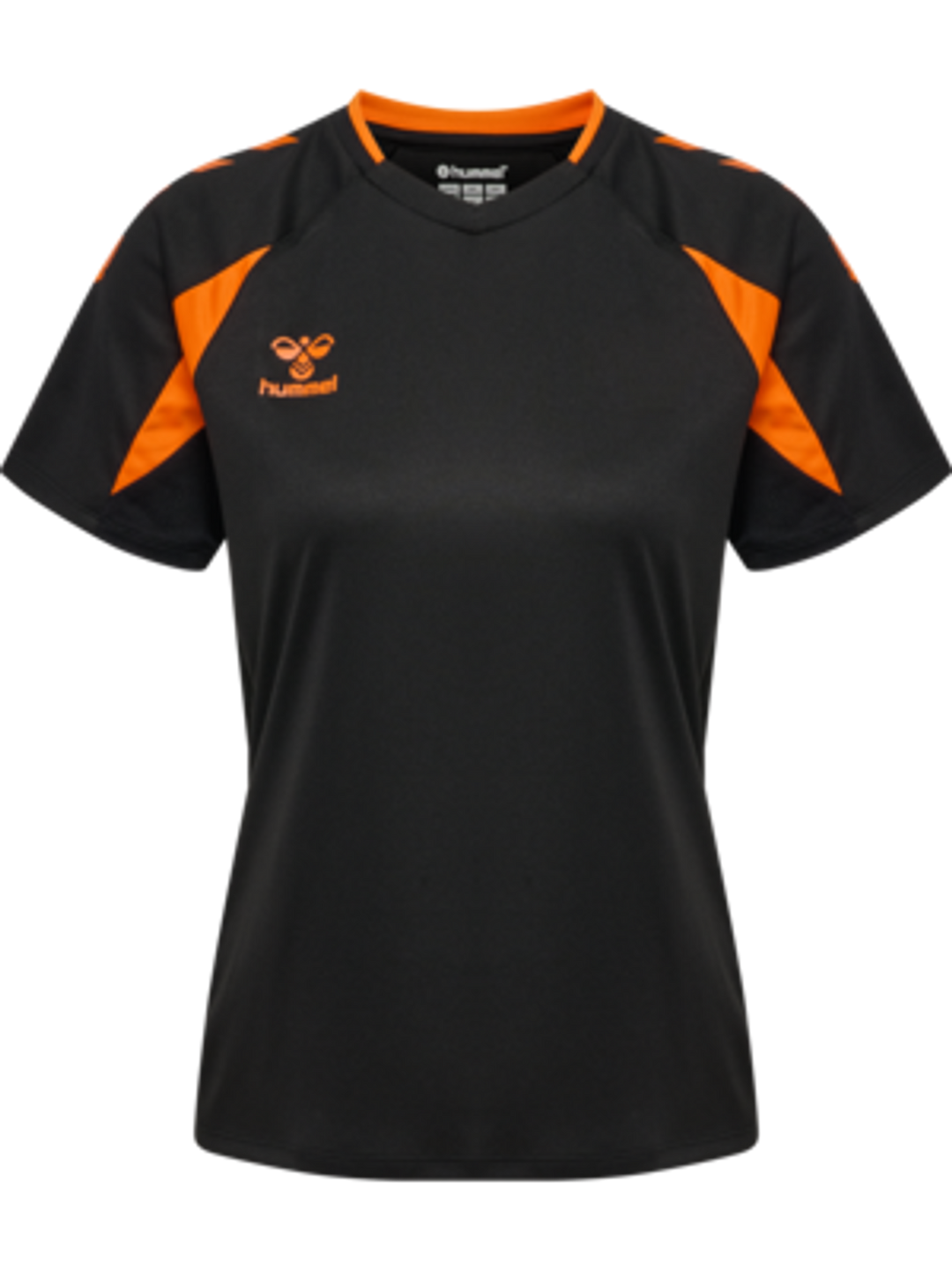 Hummel hmlCORE 2.0 JERSEY S/S WOMAN - BLACK/ORANGE TIGER
