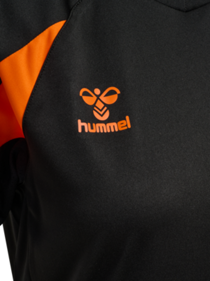 Hummel hmlCORE 2.0 JERSEY S/S WOMAN - BLACK/ORANGE TIGER