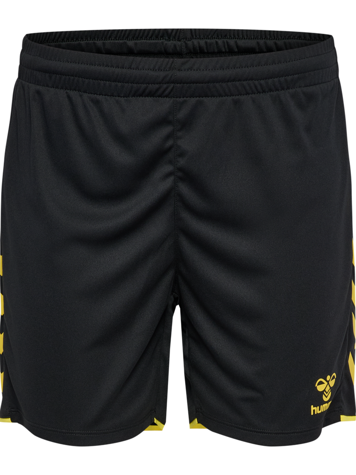 Hummel Hmlcore 2.0 Shorts Woman - black/blazing yellow