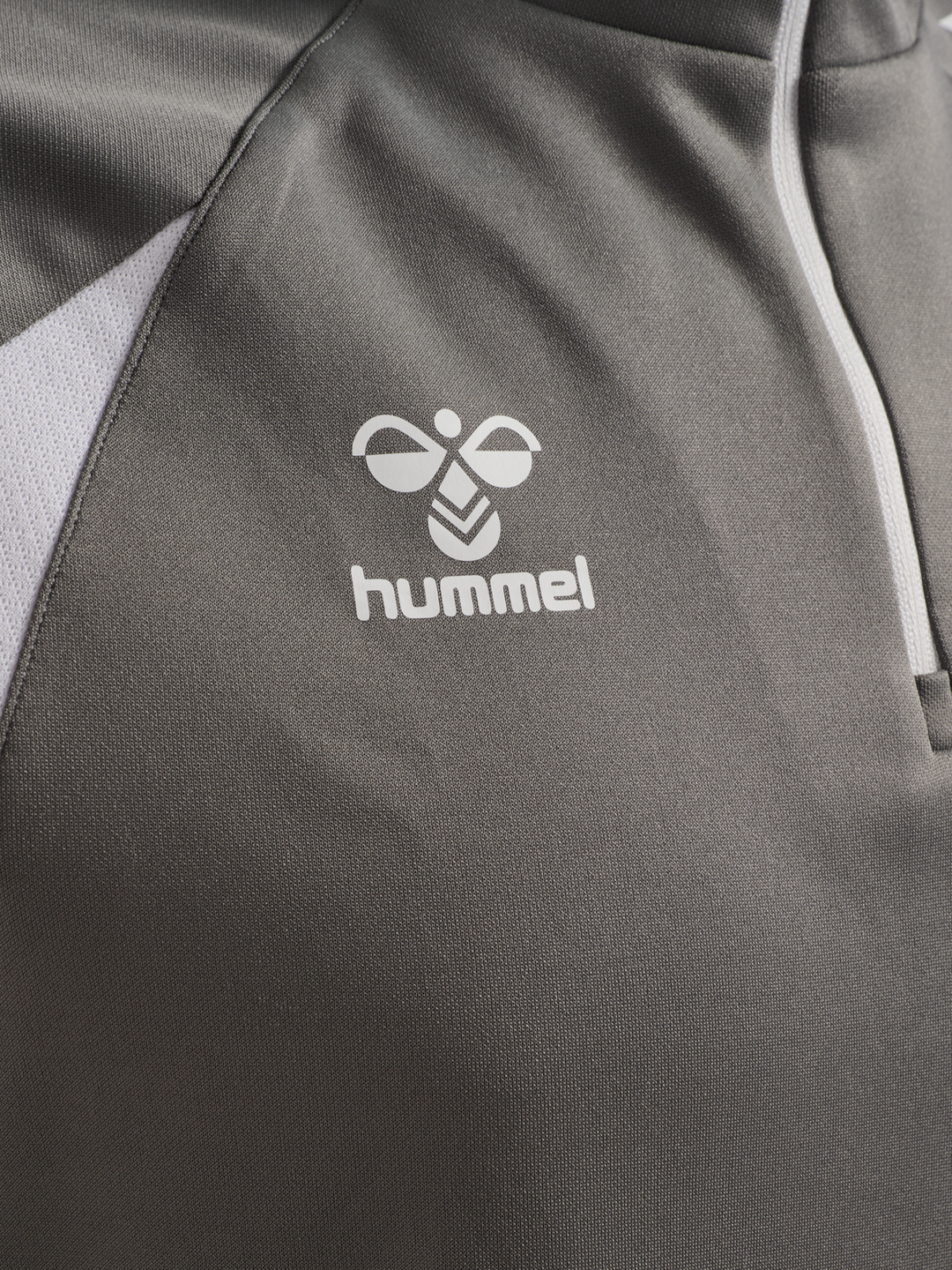 Hummel Hmlcore 2.0 Half Zip - steel gray/white