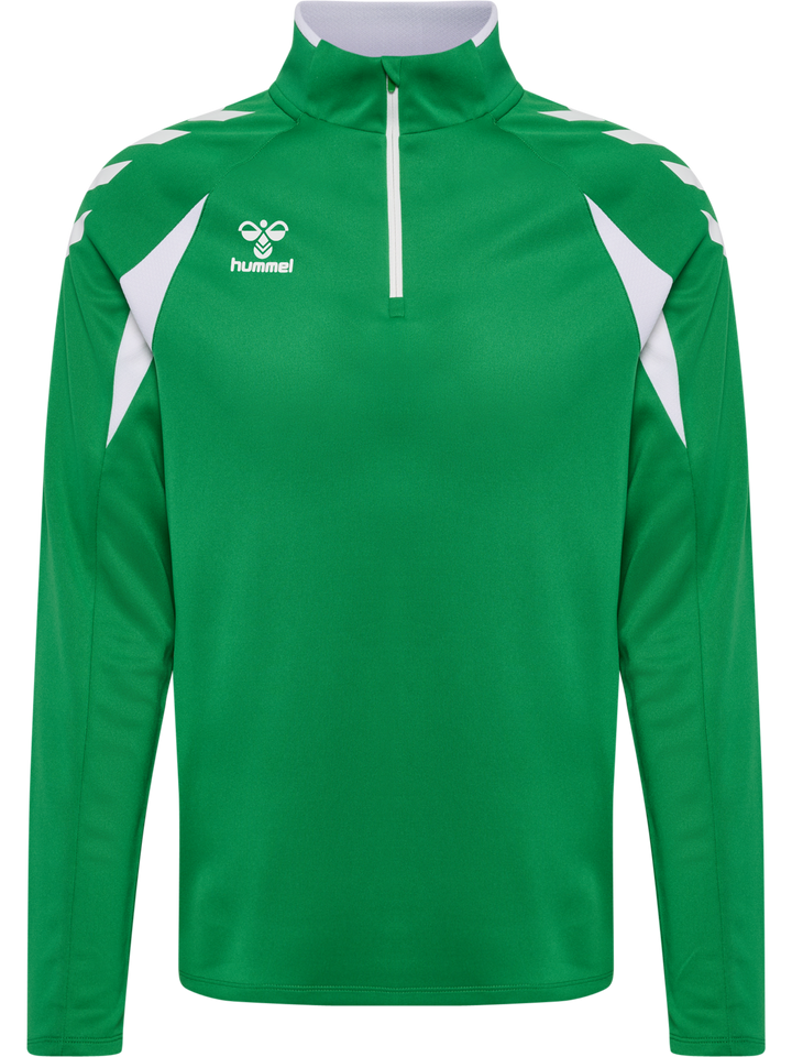 Hummel hmlCORE 2.0 HALF ZIP - JELLY BEAN/WHITE