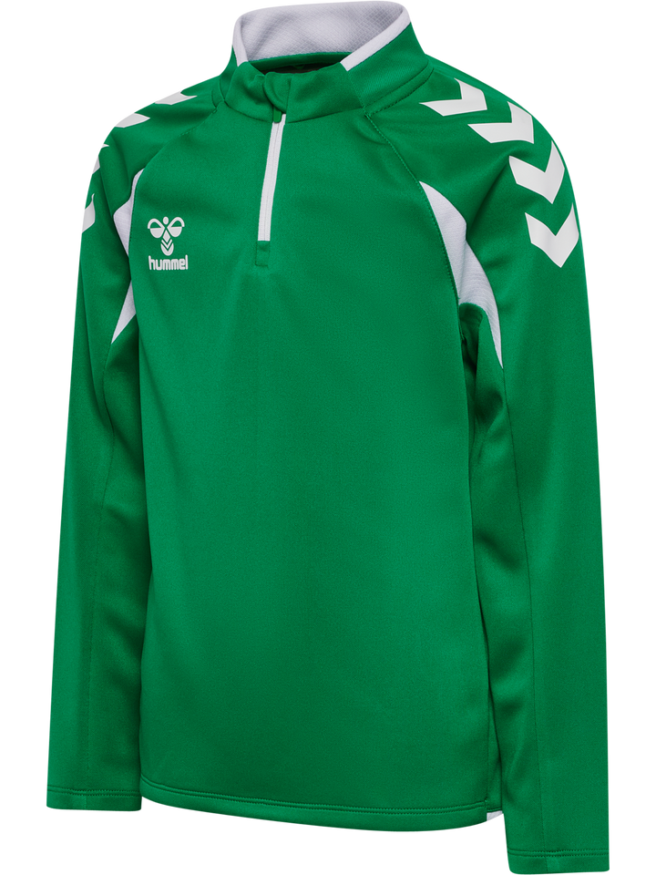 Hummel Hmlcore 2.0 Half Zip Kids - jelly bean/white