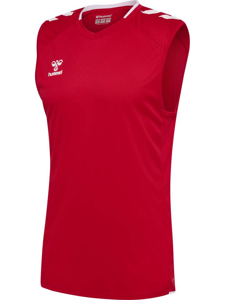 Hummel hmlCORE 2.0 JERSEY S/L - TRUE RED/WHITE
