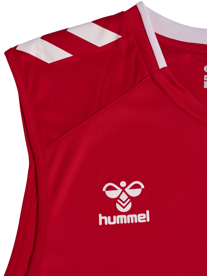 Hummel hmlCORE 2.0 JERSEY S/L - TRUE RED/WHITE
