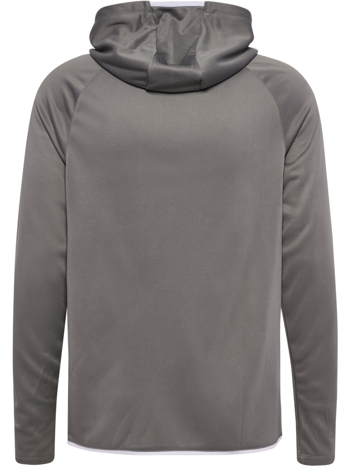 Hummel Hmlcore 2.0 Zip Hoodie - steel gray/white