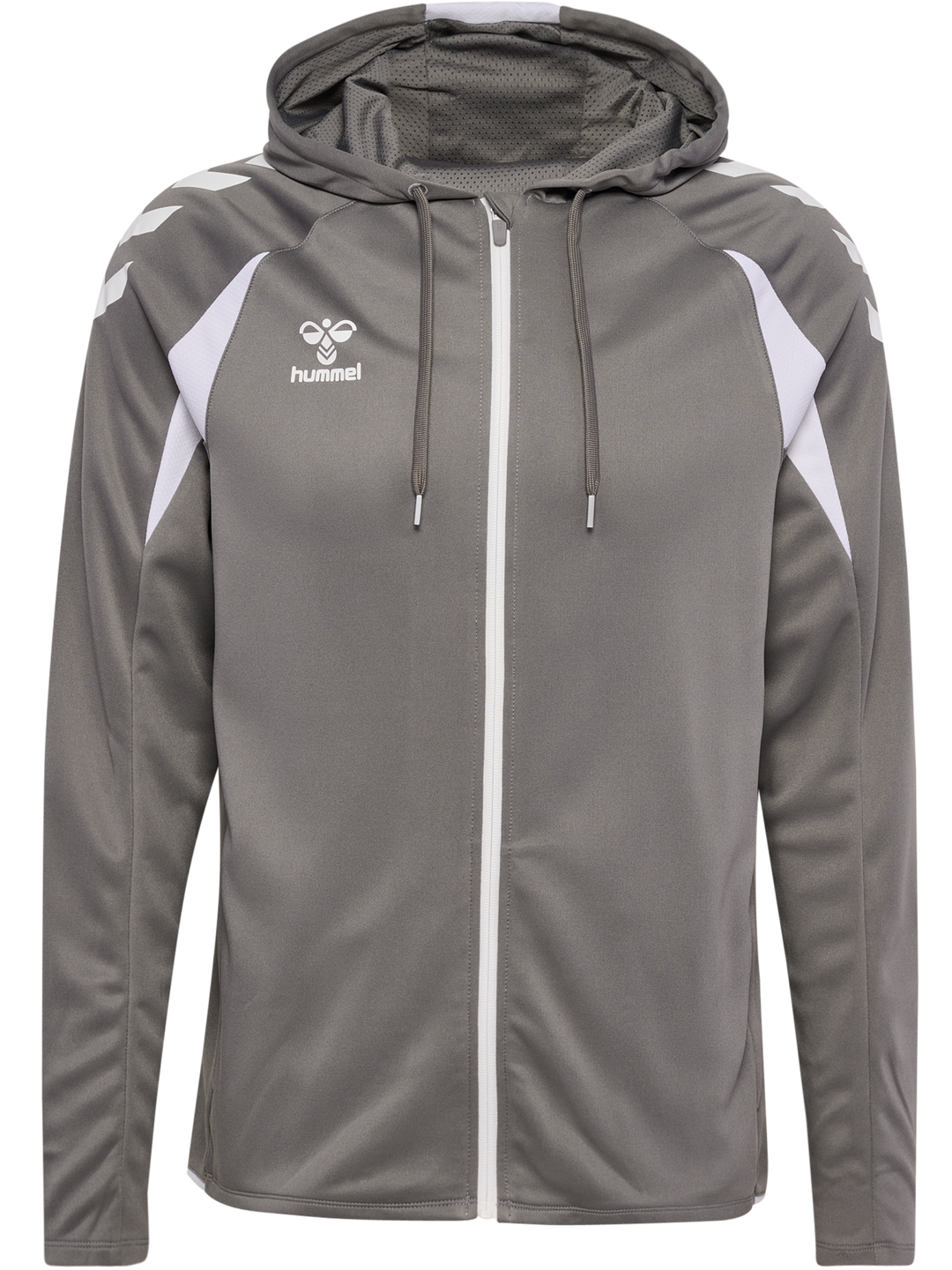 Hummel Hmlcore 2.0 Zip Hoodie - steel gray/white