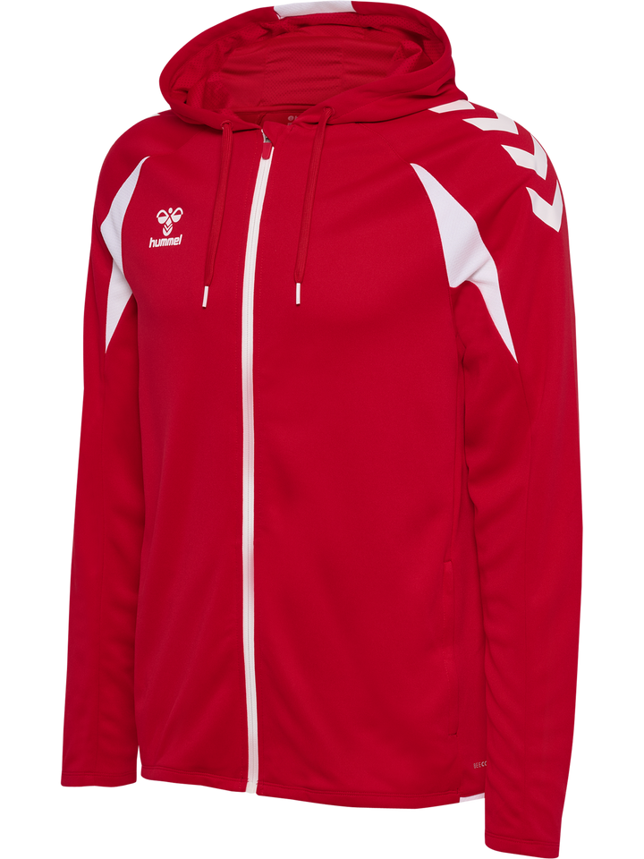 Hummel Hmlcore 2.0 Zip Hoodie - true red/white