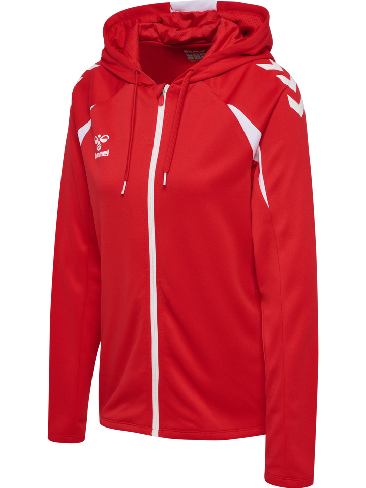 Hummel Hmlcore 2.0 Zip Hoodie Woman - true red/white