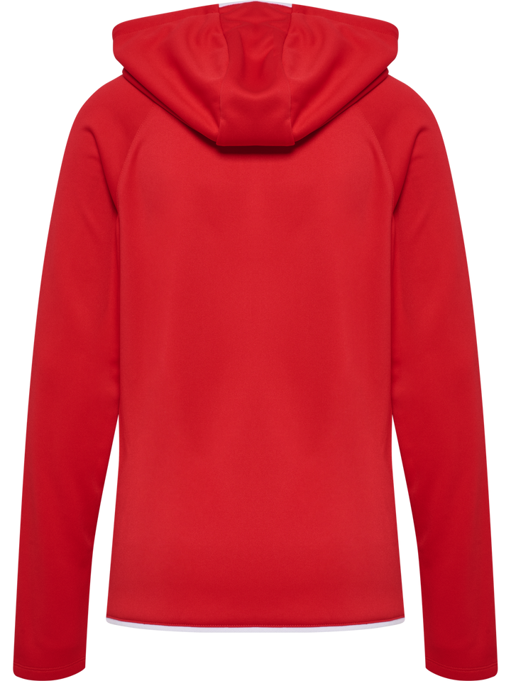 Hummel Hmlcore 2.0 Zip Hoodie Woman - true red/white