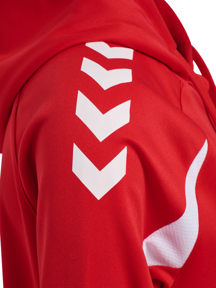 Hummel Hmlcore 2.0 Zip Hoodie Woman - true red/white
