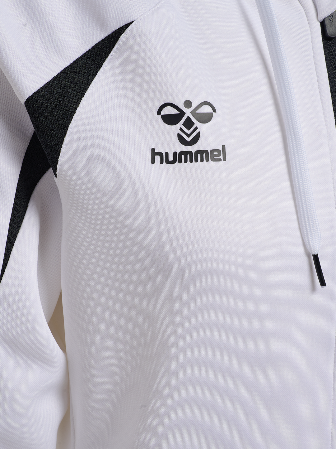 Hummel hmlCORE 2.0 ZIP HOODIE WOMAN - WHITE/BLACK
