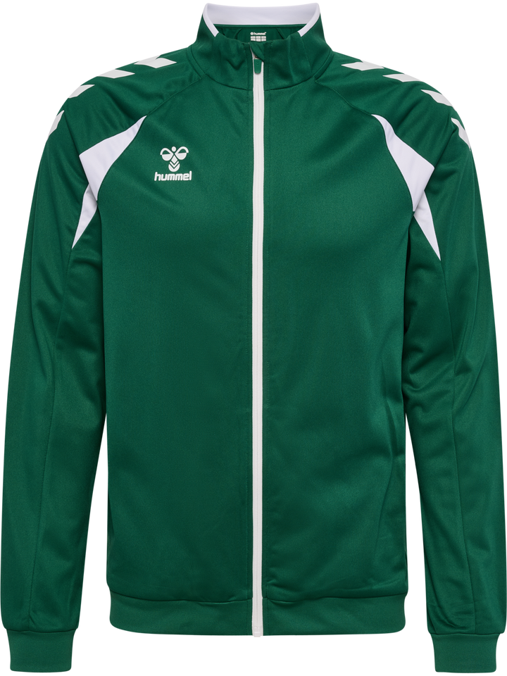 Hummel Hmlcore 2.0 Track Zip Jacket - evergreen/white