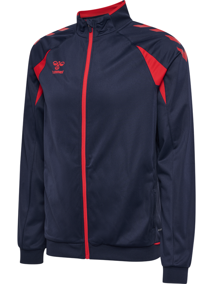 Hummel hmlCORE 2.0 TRACK ZIP JACKET - MARINE/TRUE RED