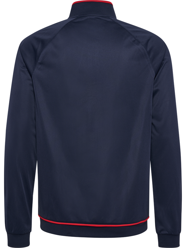 Hummel hmlCORE 2.0 TRACK ZIP JACKET - MARINE/TRUE RED