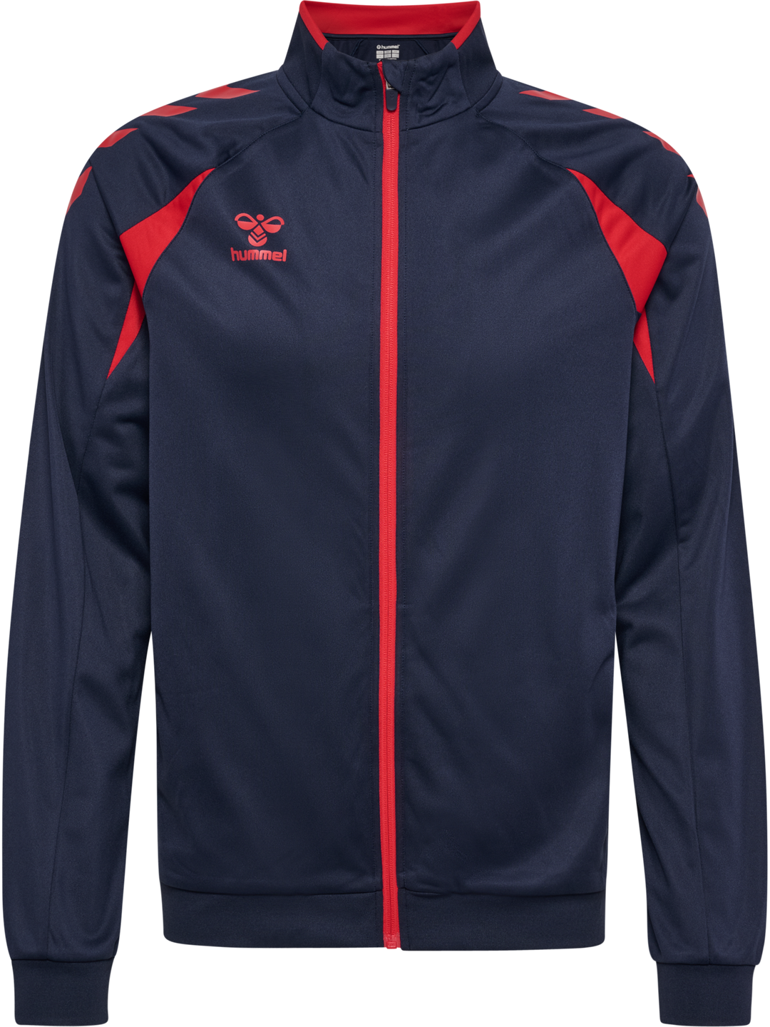 Hummel hmlCORE 2.0 TRACK ZIP JACKET - MARINE/TRUE RED