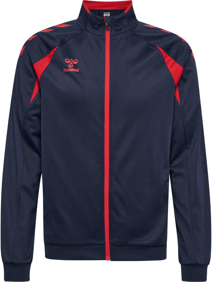 Hummel hmlCORE 2.0 TRACK ZIP JACKET - MARINE/TRUE RED