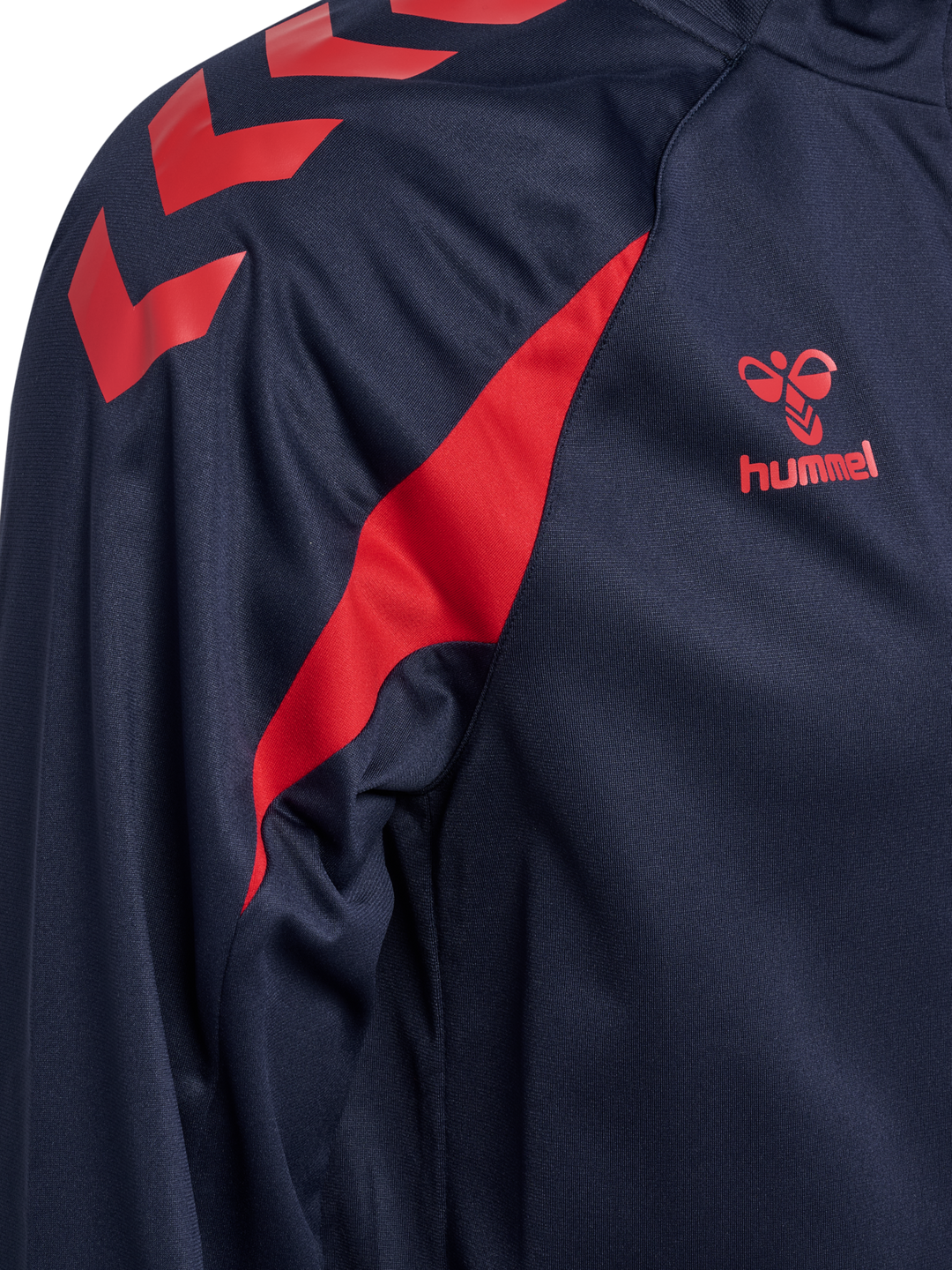 Hummel hmlCORE 2.0 TRACK ZIP JACKET - MARINE/TRUE RED