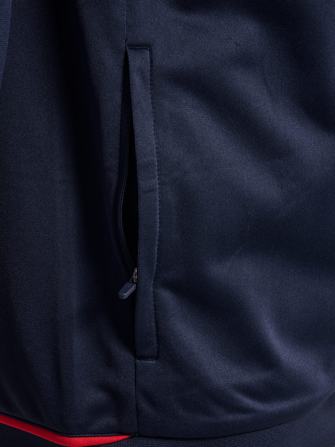 Hummel hmlCORE 2.0 TRACK ZIP JACKET - MARINE/TRUE RED