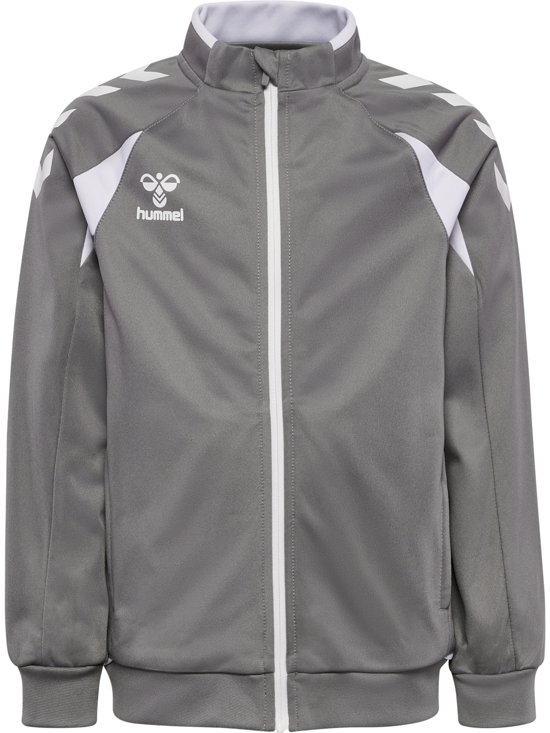 Hummel Hmlcore 2.0 Track Zip Jacket Kids - steel gray/white
