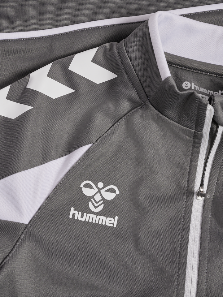 Hummel Hmlcore 2.0 Track Zip Jacket Kids - steel gray/white
