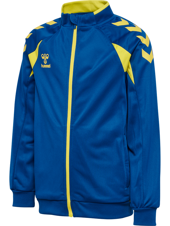 Hummel Hmlcore 2.0 Track Zip Jacket Kids - true blue/blazing yellow