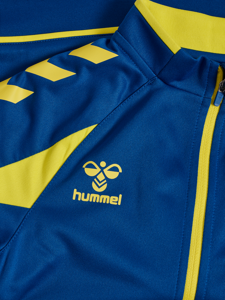 Hummel Hmlcore 2.0 Track Zip Jacket Kids - true blue/blazing yellow