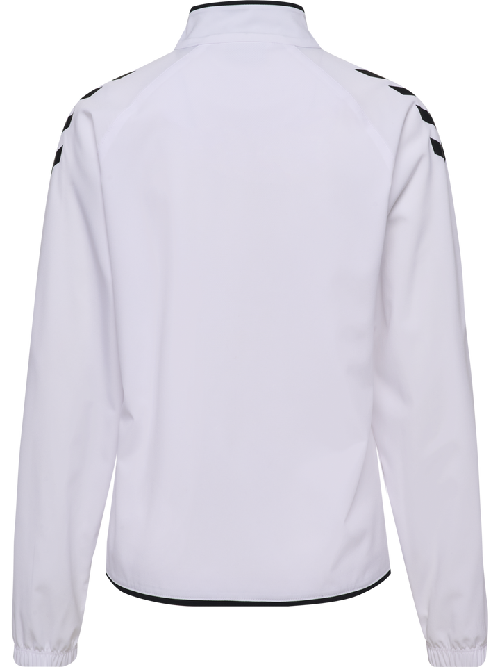 Hummel hmlCORE 2.0 WOVEN JACKET WOMAN - WHITE/BLACK