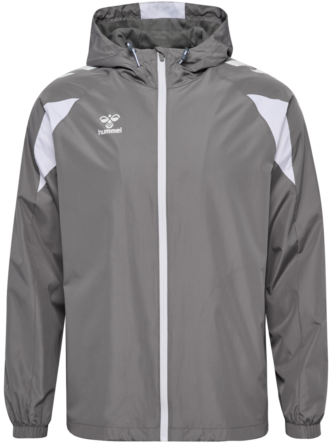 Hummel hmlCORE 2.0 ALL-WEATHER JACKET - STEEL GRAY/WHITE