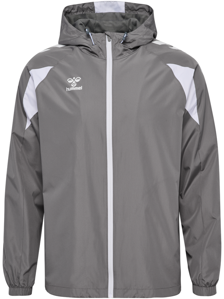 Hummel hmlCORE 2.0 ALL-WEATHER JACKET - STEEL GRAY/WHITE