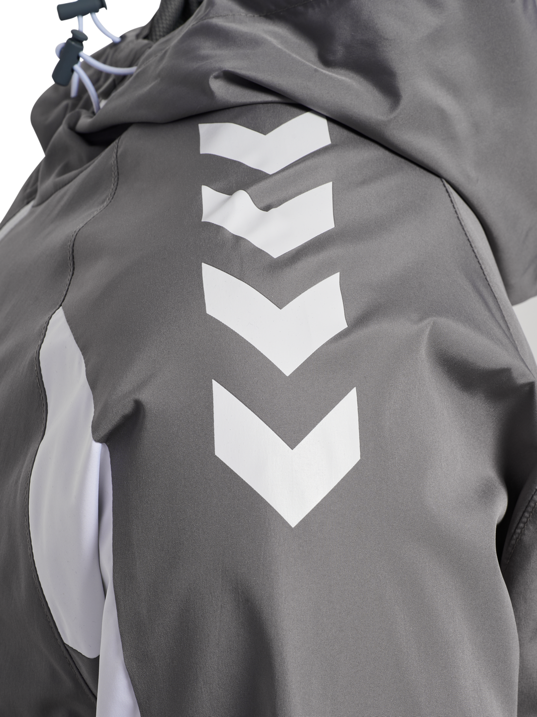 Hummel hmlCORE 2.0 ALL-WEATHER JACKET - STEEL GRAY/WHITE