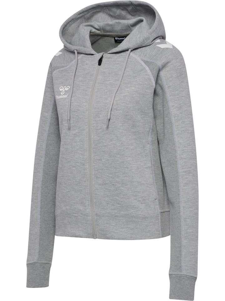 Hummel Hmlmove 2.0 Zip Hoodie Woman - grey melange