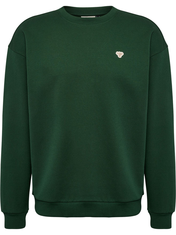 Hummel Hmlloose Crewneck Bee - dark green