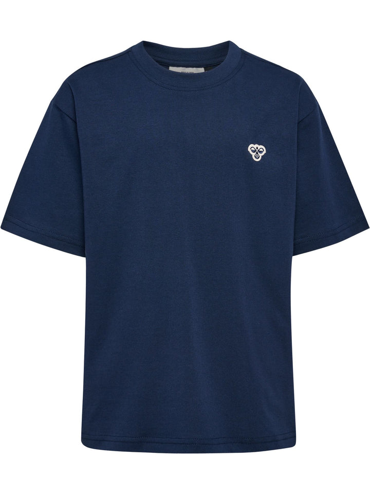 Hummel Hmljr Loose T-Shirt S/S Bee - dress blues