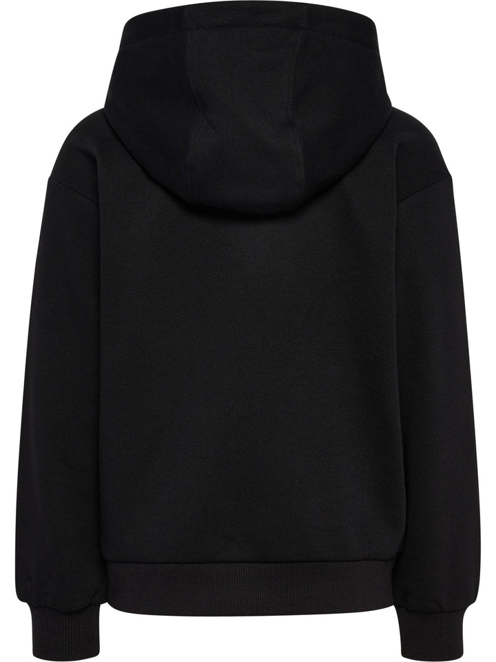 Hummel Hmljr Loose Zip Hoodie Bee - black