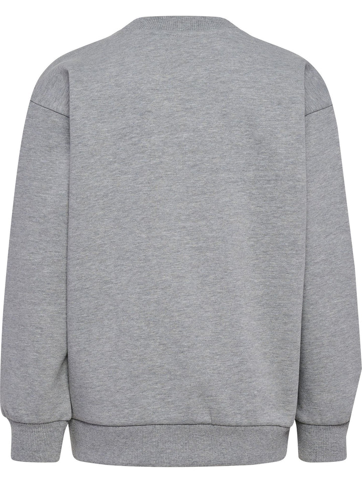 Hummel Hmljr Loose Crewneck Bee - grey melange