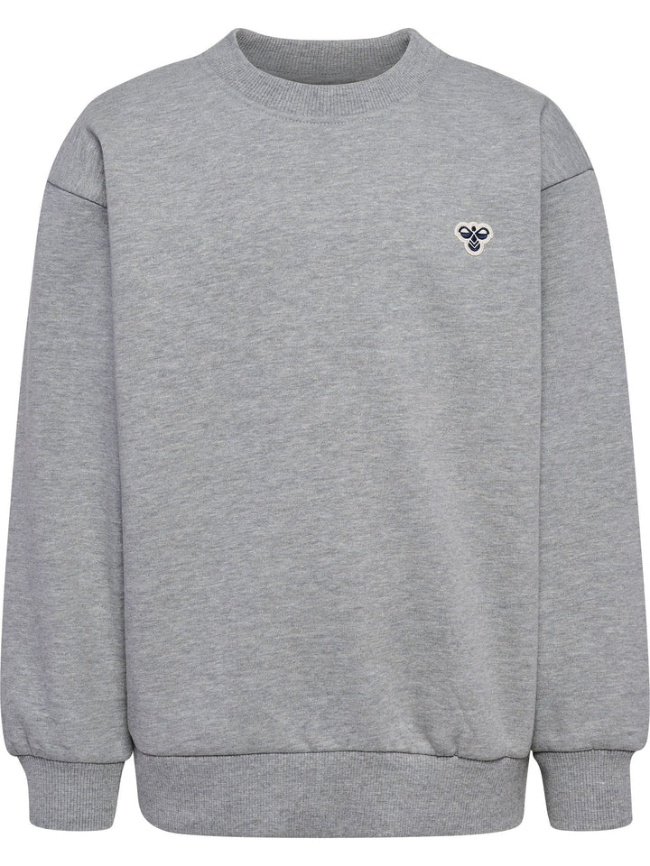 Hummel Hmljr Loose Crewneck Bee - grey melange
