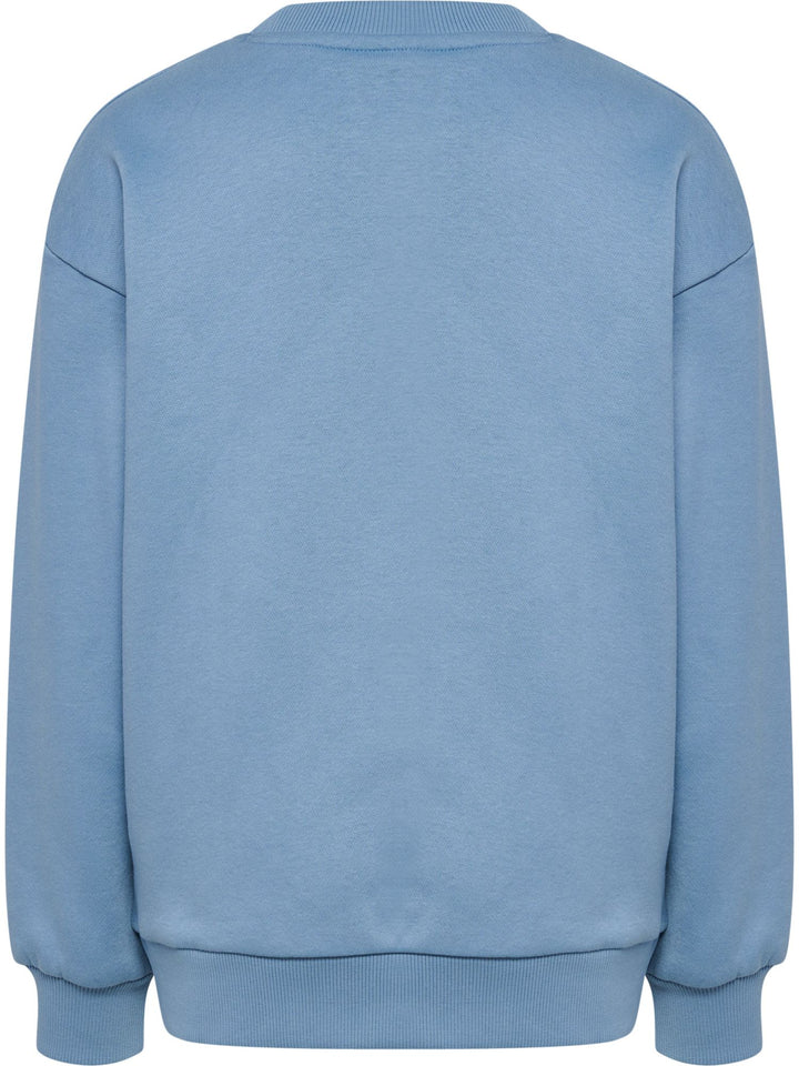 Hummel Hmljr Loose Crewneck Bee - faded denim
