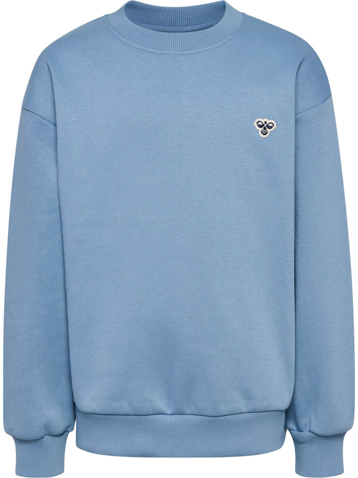 Hummel Hmljr Loose Crewneck Bee - faded denim
