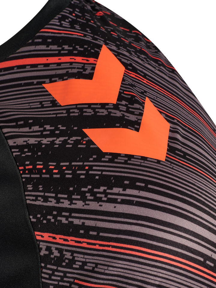Hummel Hmlblaze Pro Training Jersey S/S - black/orange