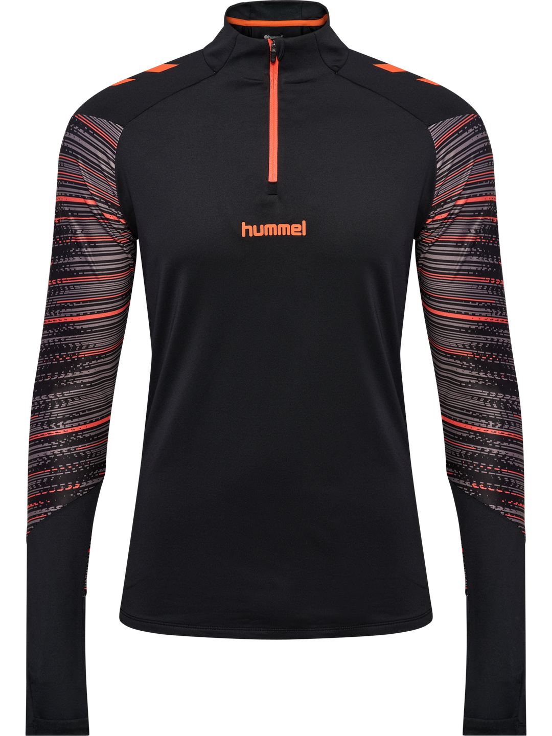 Hummel Hmlblaze Pro Training Half Zip - black/orange