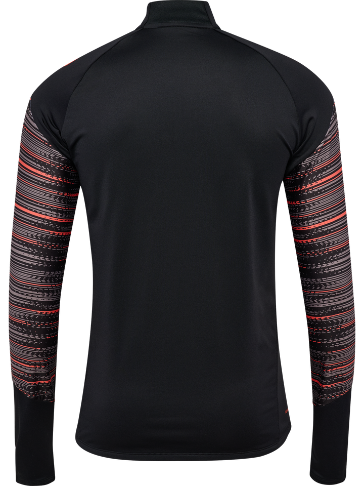 Hummel Hmlblaze Pro Training Half Zip - black/orange